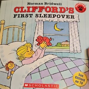 Scholastic Clifford's First Sleepover Book - Buy 1 Book, Get 1 Free